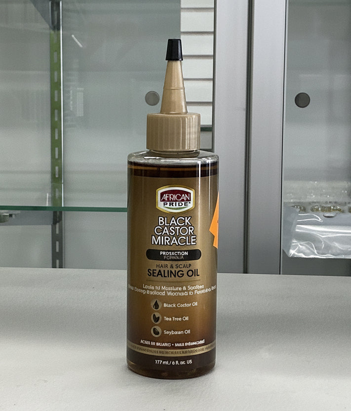 African Pride, Black Castor, Miracle, Hair and Scalp Seailing Oil