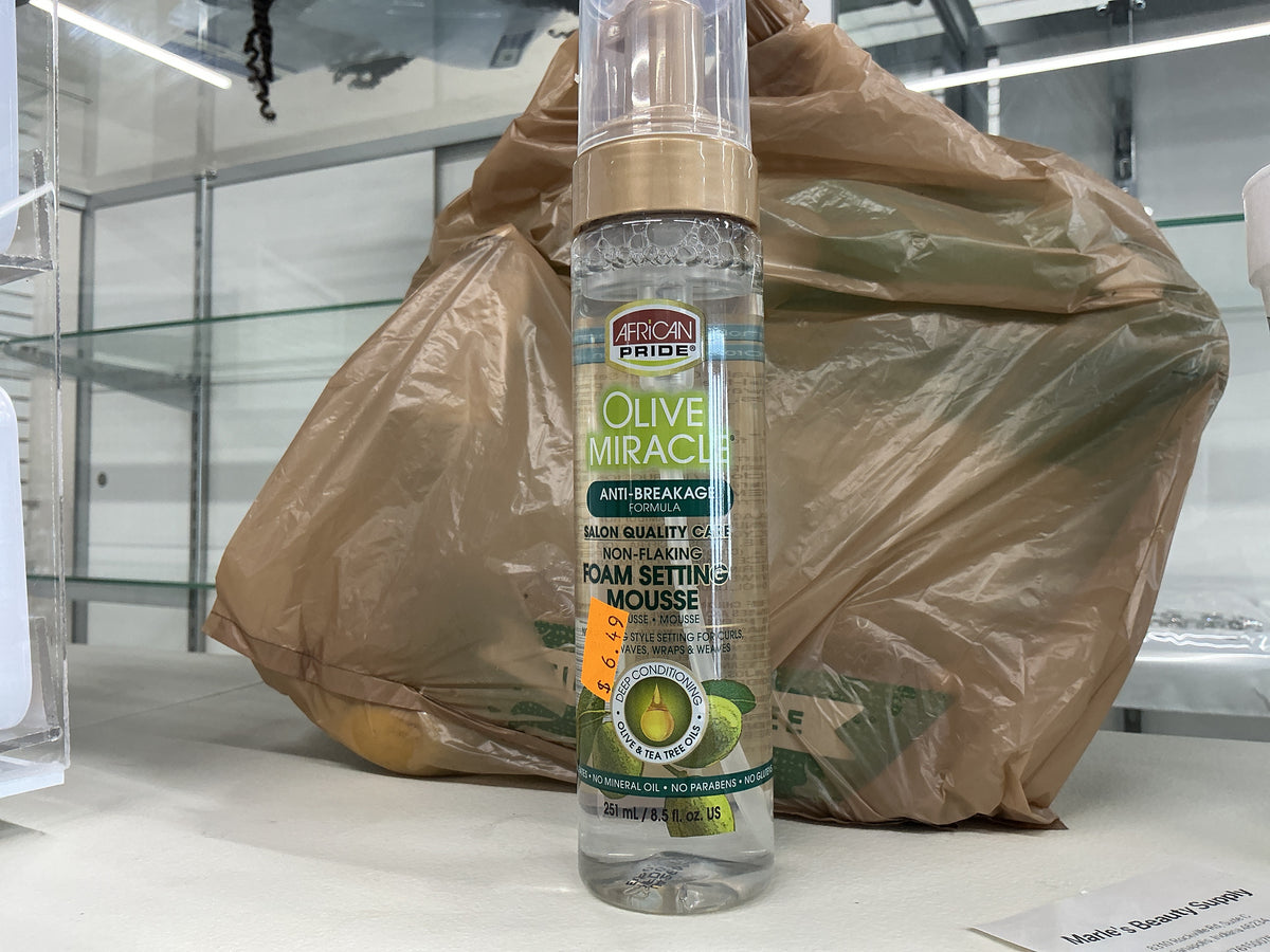 African Pride Foam Setting Mousse Olive Miracle