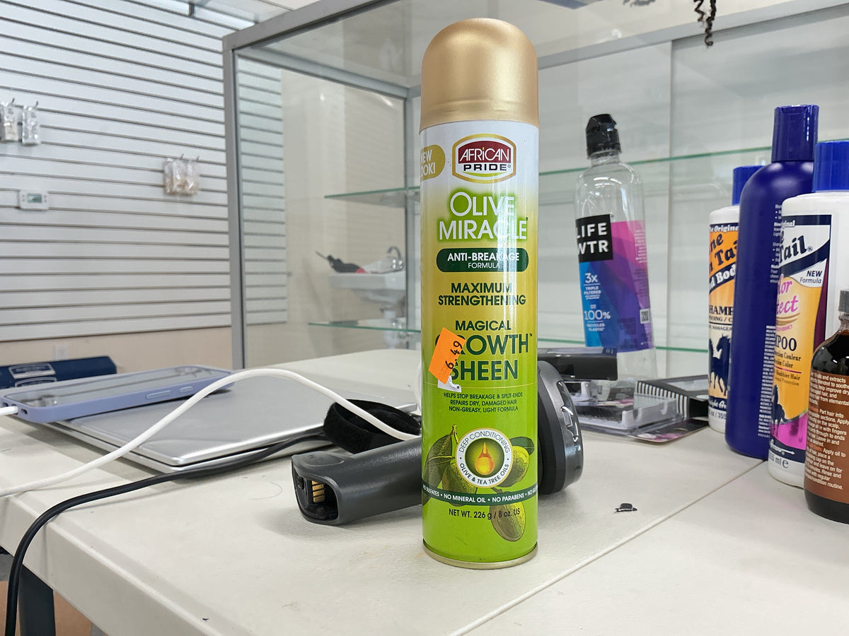 African Pride, Magical Growth Sheen Anti-Breakage Formula Maximum Strengthening