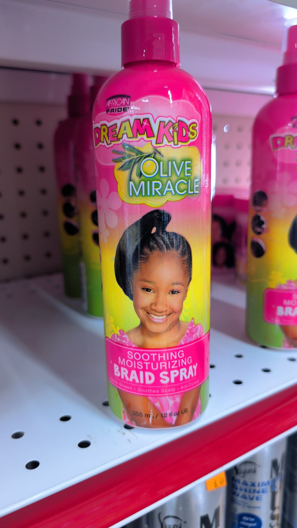 African Pride Dream Kids Olive Miracle Soothing Moisturizing Braid Spray