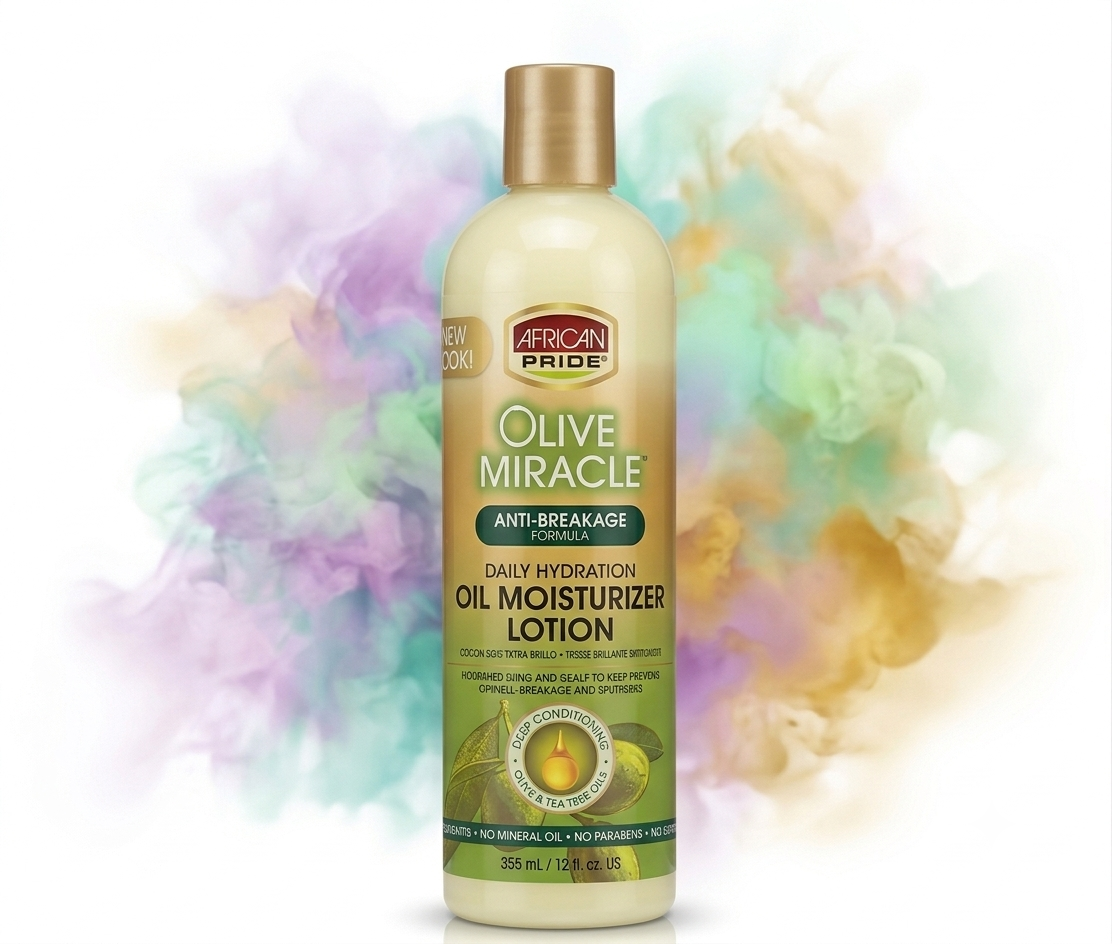 African Pride Olive Miracle Daily Hydration Oil Moisturizer Lotion