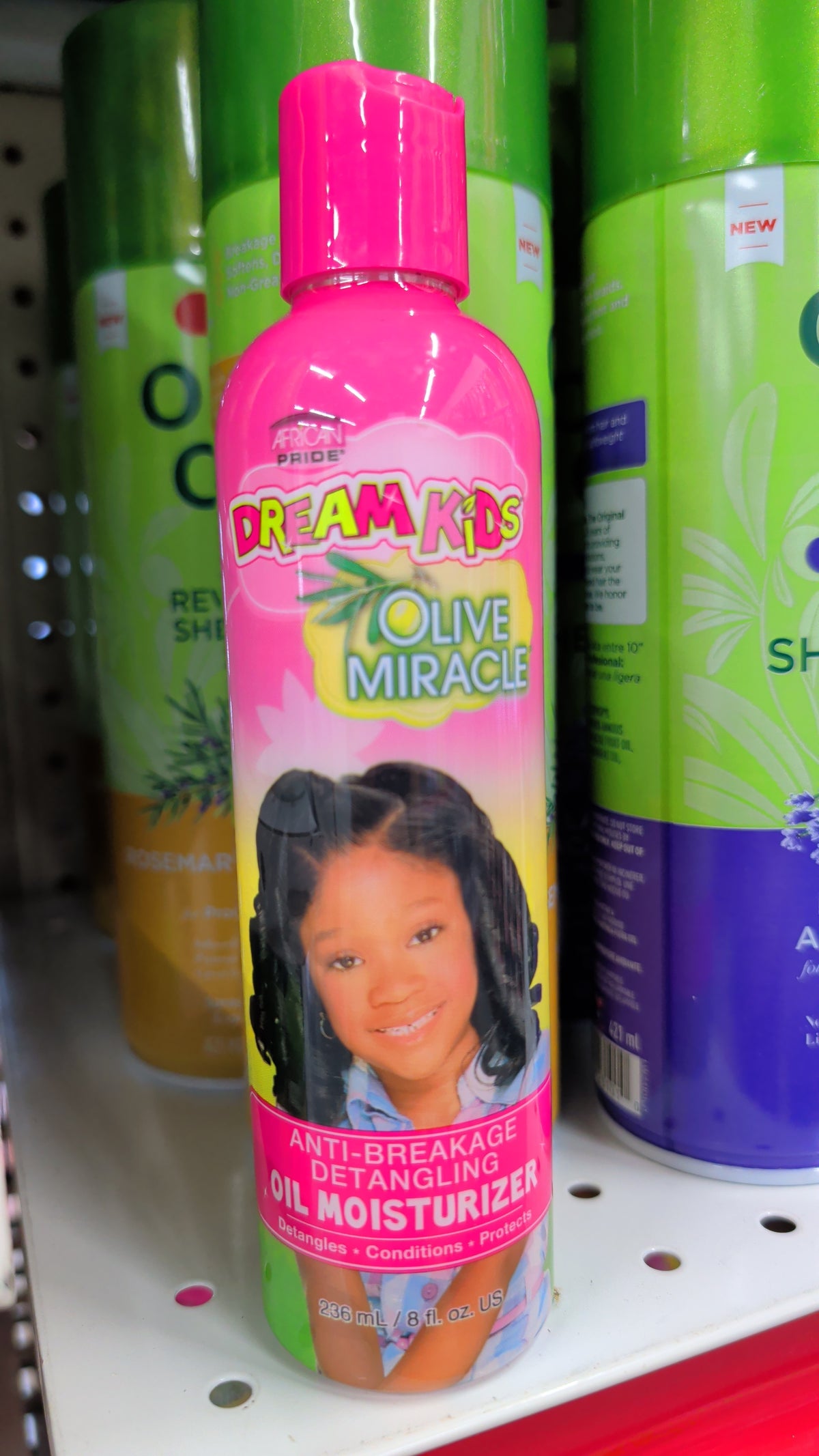 African Pride Dream Kids Olive Miracle Hair oil Moisturizer